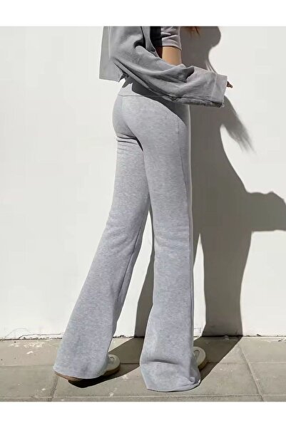 Gofeel Kadın Recly Günlük Konforlu Fit İspanyol Paça Pantolon