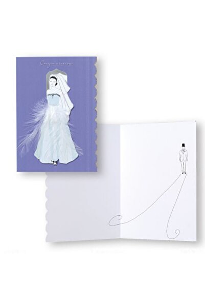 PopShots Felicitare 3D Trespanache Mireasa