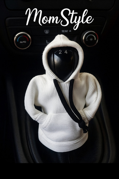 MomStyle Araba Vites Topuz Süsü Hoodie Kapşonlu Polar Sweatshirt Oto Aksesuar...