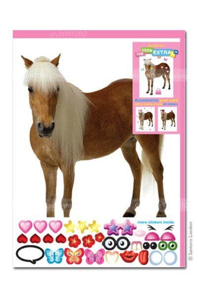 Santoro Felicitare amuzanta Little Extra Ponei