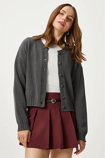 Samin Women's Capsule Buttoned Knitwear Cardigan