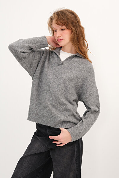 Addax Tricotaj cu guler polo Pulover K251015