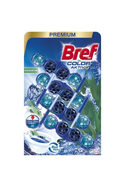 Bref Color Aktiv Eucalyptus toilet air freshener, 4x50g