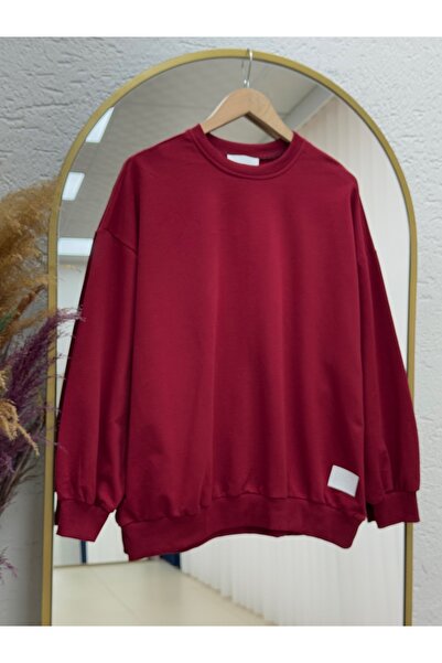 BENAHOLL Celista Alt Six Etichete Două Sfori Drepte Sweat-BN4348 Bordo