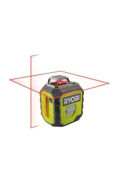 Ryobi RB360RLL Çapraz Lazer Metre Profesyonel Lazer Şakül 360 Derece Kırmızı