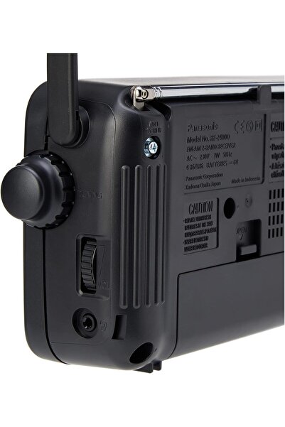 PANASONIC راديو FM تناظري محمول RF-2400D، أسود