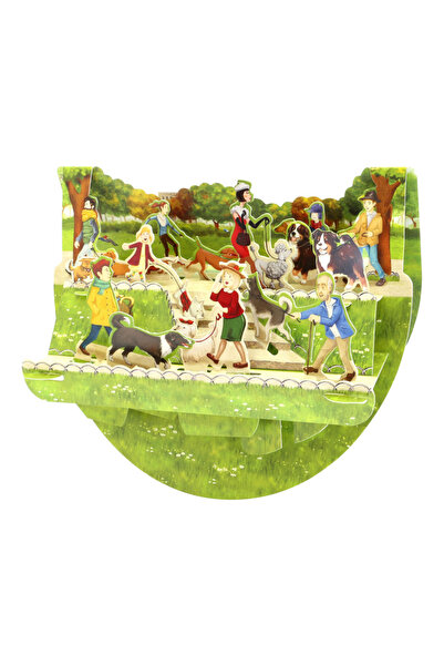 Santoro Felicitare 3D PopnRock Catei la plimbare