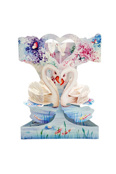 Santoro Felicitare 3D Swing Cards Lebede