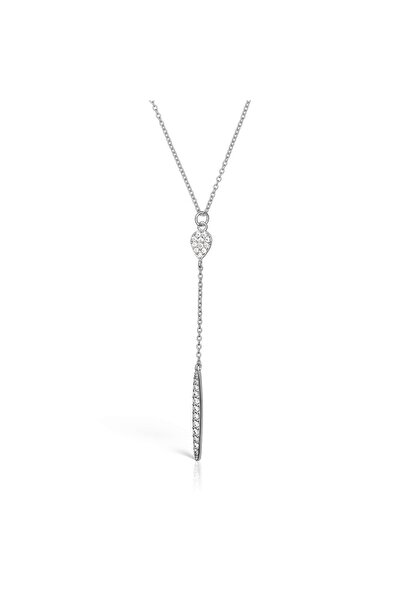 Hinari Colier Lariat din Argint 925 cu Inimă din Cer