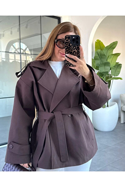 My Blog Trench scurt maro Jade - 9609