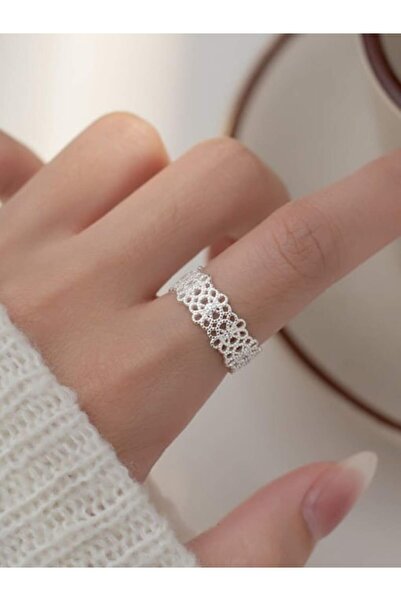 Hinari Inel din argint 925 cu nisipuri de piatră lunară