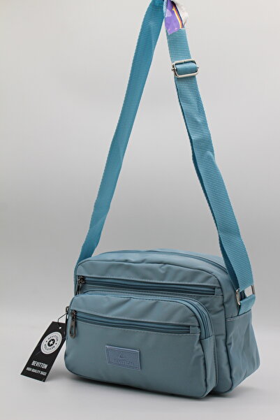 Bevitton Geantă de umăr pentru femei din material rezistent la apă Geantă de tip crossbody albastră
