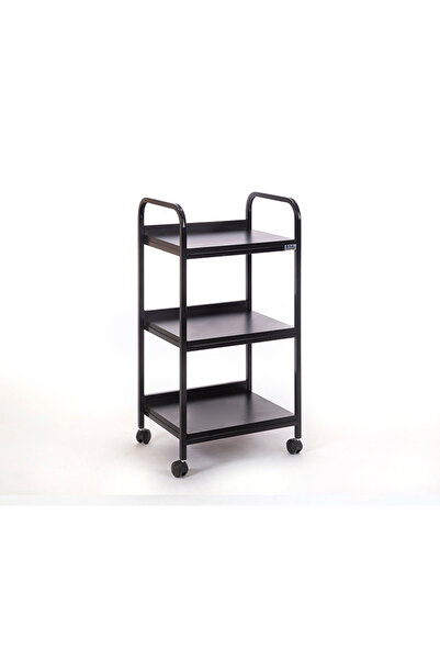 METACARE Atlas 3 Raflı Etajer Cihaz Sehpası Pansuman Arabası Setup Masası | MC-5001