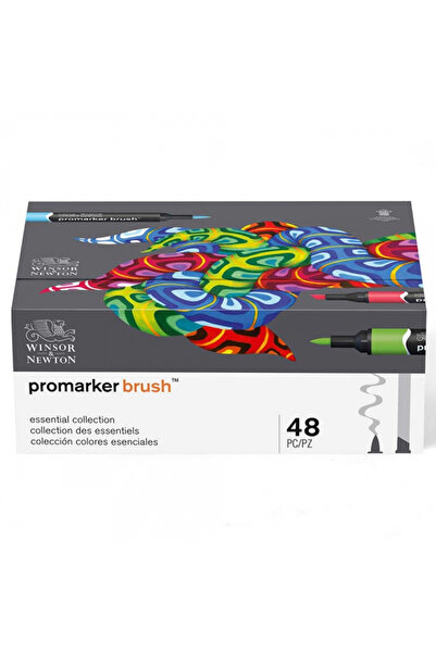 Winsor Newton Winsor & Newton Promarker Brush Karışık Masaüstü Standlı Set (4...