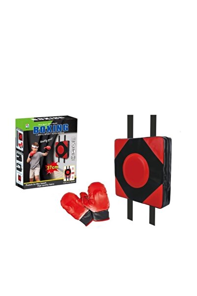 Toy Set scut de box cu mănuși pentru antrenament și dezvoltare fizică, copii, 37 cm