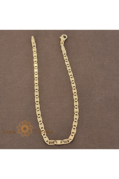 SaraTremo Brățară Titan – 20 cm placată cu aur de 18K din Brazilia cu ștampilă