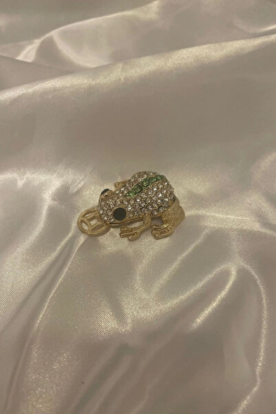 RaHan Feng Shui Ejderha Yılı Koruyucu Bereket Zenginlik Şans Sembolü Para Lı Kurbağa Swaroski Taşlı