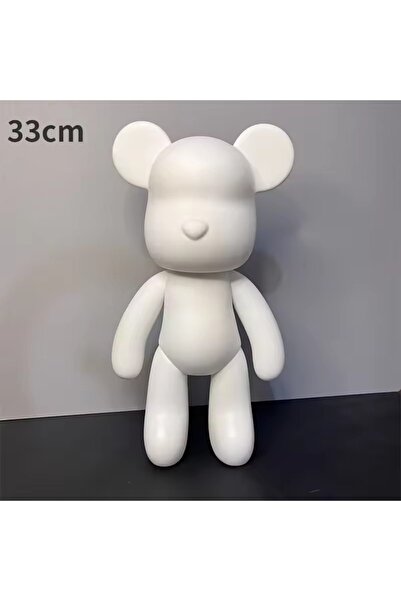 Choice دب 33 سم، دب سائل إبداعي، مصنوع يدويًا، لوحة فنية، تمثال دب عنيف، قالب...