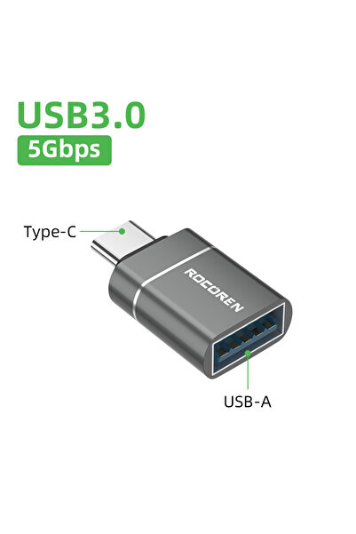 Choice محول Rocoren OTG من النوع C إلى USB أنثى، محول USB من النوع C ذكر إلى ...
