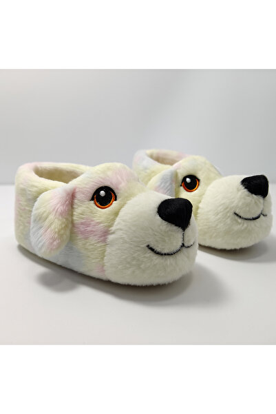 Shoebuo Peluş Panduf Hayvan Figürlü Çocuk Ev Botu Yumuşak Taban