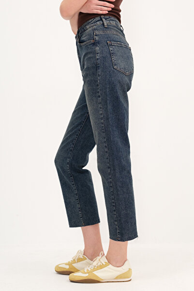 Addax High Waist Straight Jeans Pn216