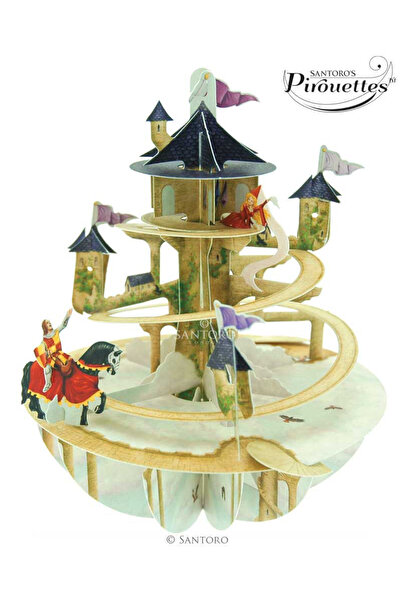 Santoro Felicitare 3D Pirouettes Turnul printesei
