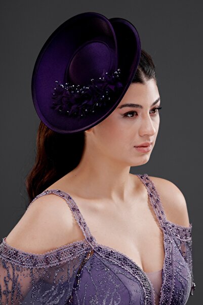 Magic Tiara Çiçek Detaylı Özel Tasarım Kadın Kep – Nikah, Nişan, Düğün ve Öze...
