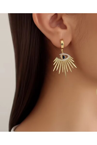 BESMYAR JEWELS Eye Figured Earrings Evil Eye Beaded Dangle Earrings