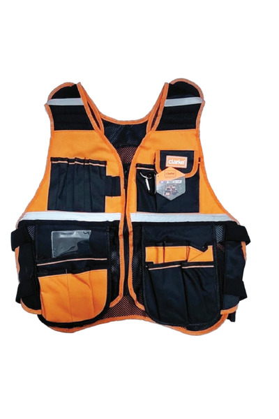 Clarke Tool Jacket with Multiple Pockets – Durable Workwear for Electricians, Plumbers & DIY