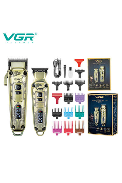 VGR V-643 Ultra Premium Metal Hair Clipper & Beard Trimmer (2 in 1)