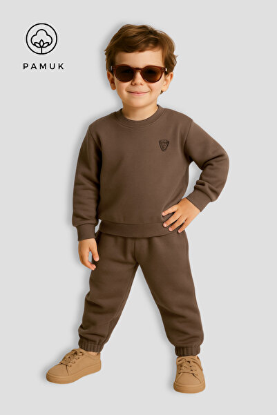 HK HOPKİDS Îmbrăcăminte pentru băieți, cu broderie simplă, din țesătură cu do...