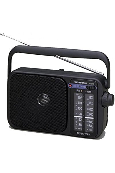 PANASONIC راديو FM تناظري محمول RF-2400D، أسود