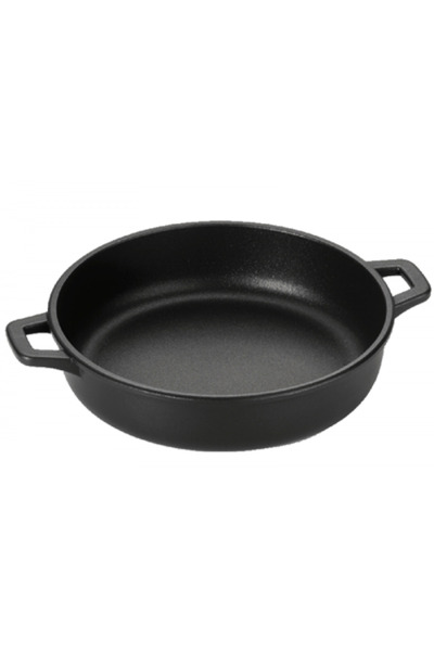 ANTIK ARS Cratita pentru copt rotunda 26xh6,5cm cu manere, aluminiu, strat an...