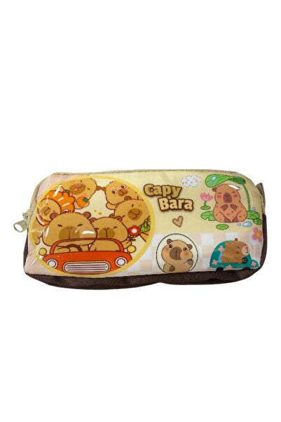 tüftürük Capybara Double Compartment Pencil Case Pen Holder