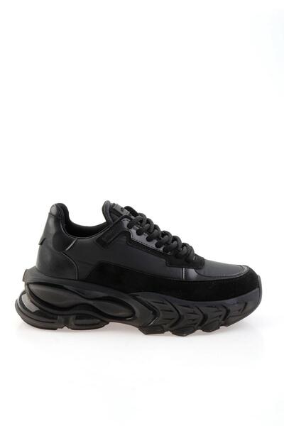 Bambi Siyah Kadın Sneaker K01791072172