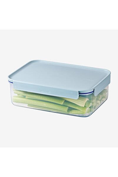locknlock Classic Plus Rectangle Food Container 2.8L – Mint, 4-Side Locking, Stackable & Leakproof