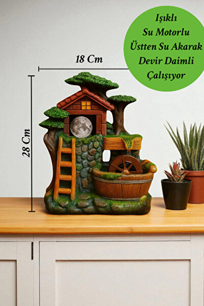 CHANCE GİFT Otantik Dağ Şelale Objesi Ev ve Ofis İçin Rahatlatıcı Dekorasyon ...