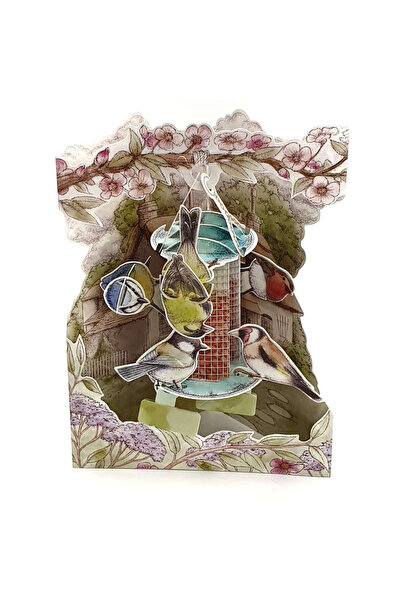 Santoro Felicitare 3D Swing Cards Pasari in Gradina