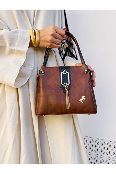 H&D COLLECTİON حقيبة كتف نسائية عصرية من ميامي بولو كلوب