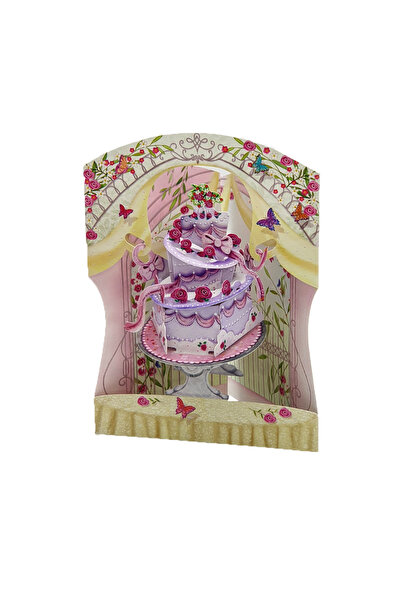 Santoro Felicitare 3D Swing Cards Tort aniversar