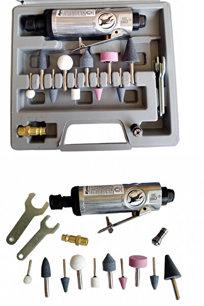 BİTERSE 15 Parça Kutulu Havalı Kalıpçı Taşlama AT-7033K Hymaır