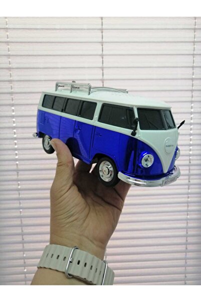 elif aksesuar Mavi Arabalı Bluetooth Fm/Usb/Tf/Aux Şarjlı Nostaljik Radyo