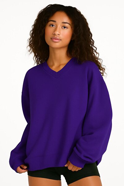 E-ROMA سترة رياضية بياقة على شكل حرف V للجنسين