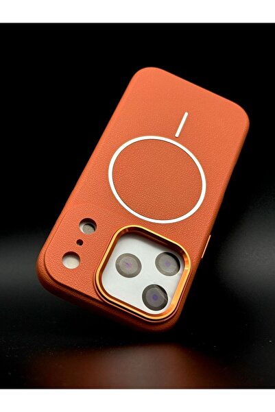 GENERAL جراب جلدي فاخر من MagSafe لهاتف iPhone 17 Pro - مقاوم للصدمات، رفيع، مع شحن لاسلكي