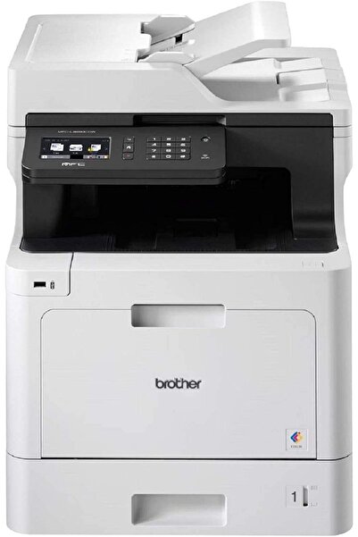 Brother طابعة ليزر لاسلكية متعددة الإمكانات، MFC-L8690CDW، طباعة ملونة كاملة مع ميزة الطباعة على الوجهين المتقدمة