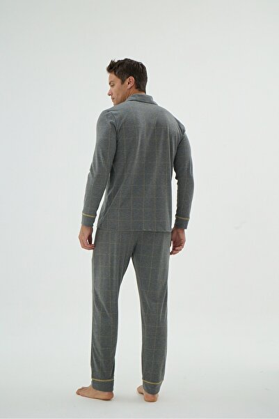 Svm 9625 ERKEK DÜĞMELİ PİJAMA TAKIM