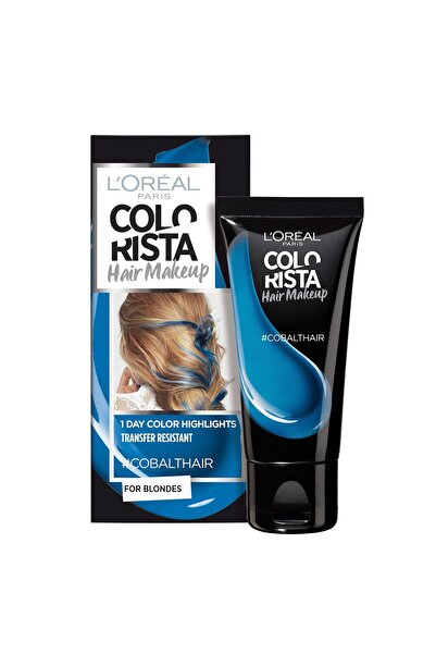 L'Oreal Paris Μακιγιάζ μαλλιών Colorista, Ημιμόνιμη βαφή μαλλιών, #COBALTHAIR, 30 ml