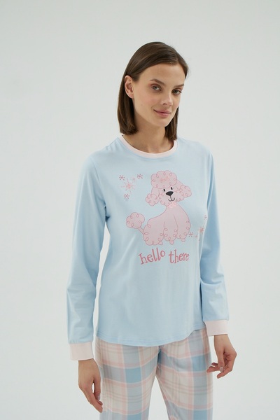 Sevim 16994 KADIN BASKILI PİJAMA TAKIM