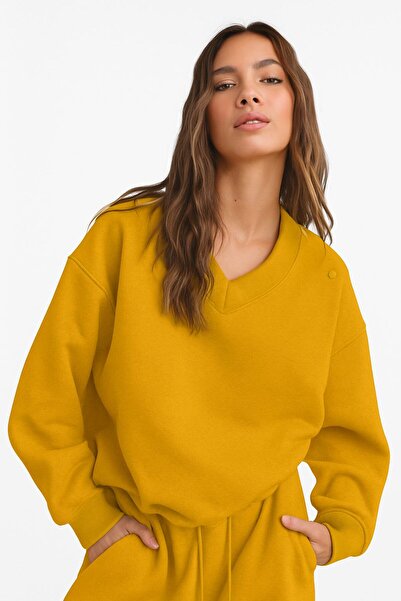 DM DOLCE MORE SWEATSHIRT UNISEX CU DECOLTEU IN V