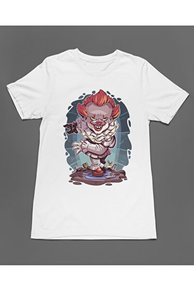 Bumeta Tricou unisex IT Pennywise Chibi din seria de desene animate